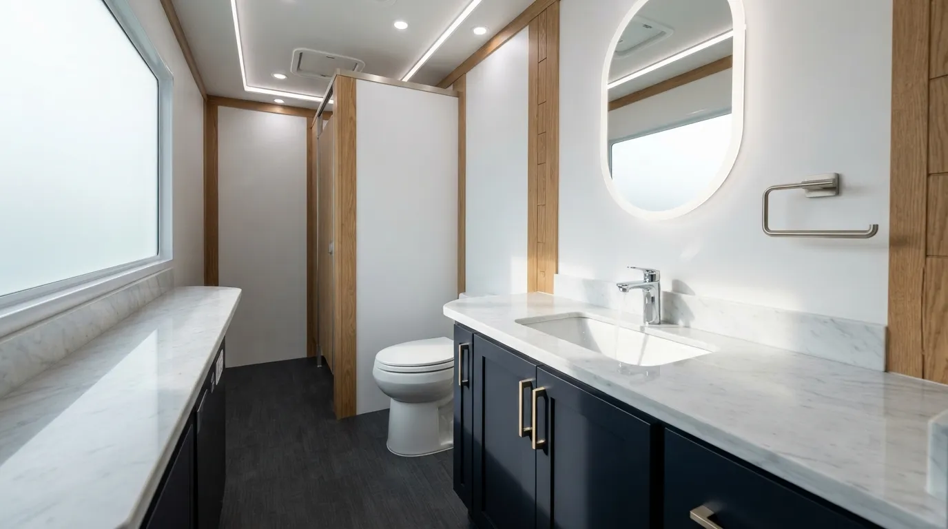 Luxury Restroom Trailer in Clinton Township, MI