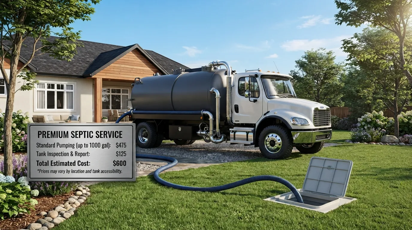 Septic Tank Pumping Cost in Clinton Township, MI